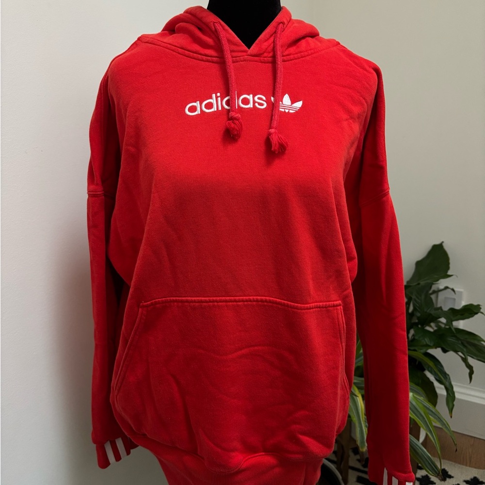 Adidas Women's Bold Red Hoodie